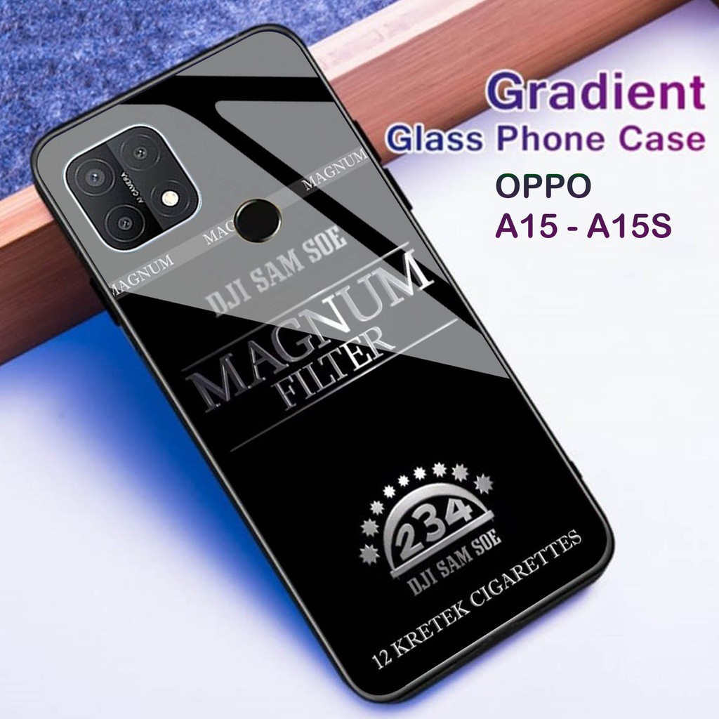 [H12] Case Kaca Oppo A15 A15S ,SOTFCASE GLASS OPPO A15 A15S, CASE HP OPPO A15 A15S , CASE KEREN OPPO