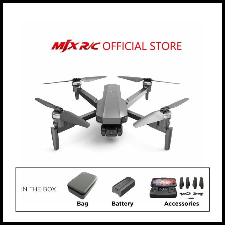 Mjx Rc Drone Bugs 16 Pro 3-Axis Gimbal 4K Camera Foldable Drone