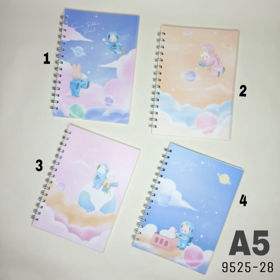

SJS Notebook Spiral A5-70Lbr/Buku Spiral/Ring Book/Diary/Agenda/Jurnal