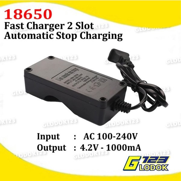 Charger Cas Baterai 18650 Casan Batre Vape Vapor Senter LED Indikator