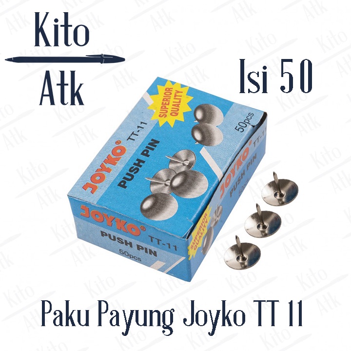 

Paku Payung Joyko TT-11/ Push Pin - Isi 50