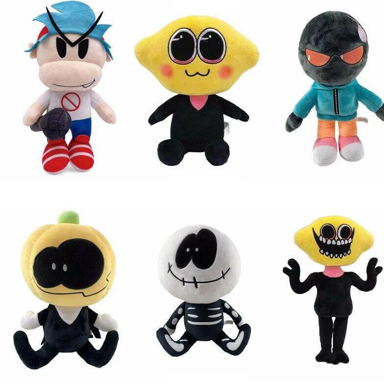 BONEKA SPOOKY MONTH SKID FRIDAY NIGHT FUNKIN BONEKA FNF 10-25CM BONEKA SKID BONEKA KADO HADIAH ULANG