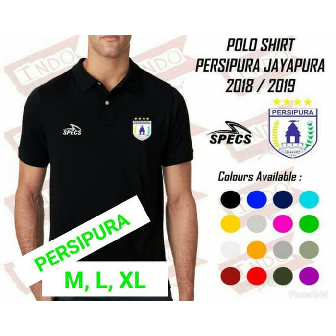 promo polo shirt persipura jayapura 2018/2019 grade ori terbaru