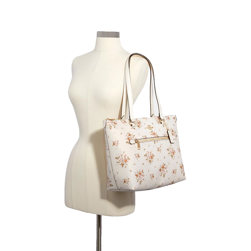 Jual Coach 91023 Gallery Tote Rose Bouquet Chalk Multi Indonesia Shopee Indonesia