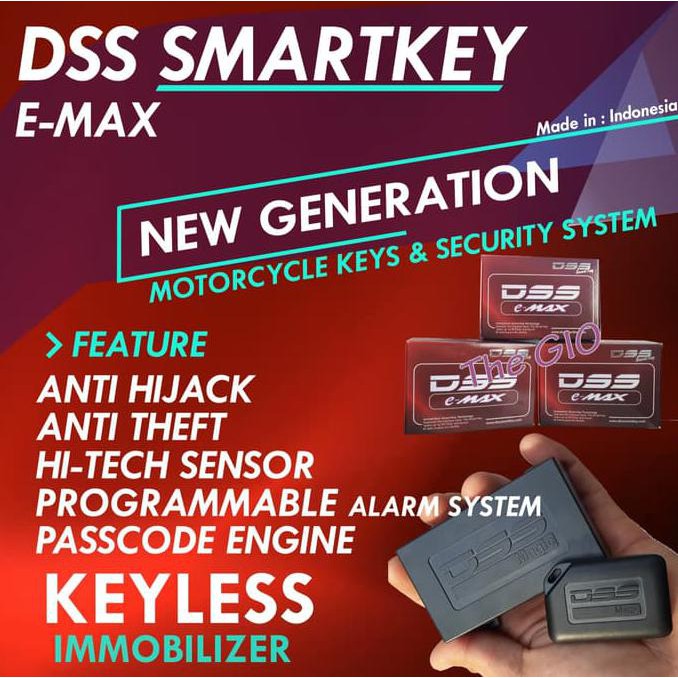 New Dss Smartkey Versi E-Max Dengan Thermal Sensor & Touch Hand .Ayesha1.Olshop