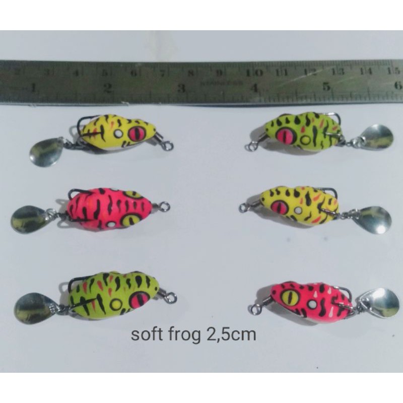 lure soft frog mini di soft frogy ultralight