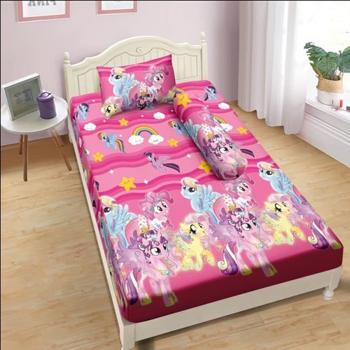 MitraRR Sprei Lady Rose Single Size 120x200x20 No.3 Seprai Single 120 x 200