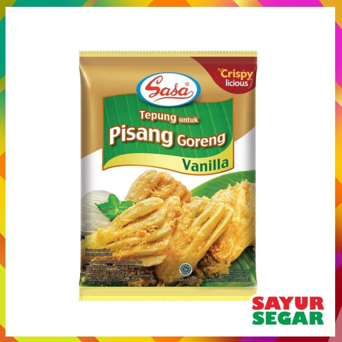 

hbt204tt Sasa Tepung Bumbu Pisang Goreng Vanilla 80G Da01D100