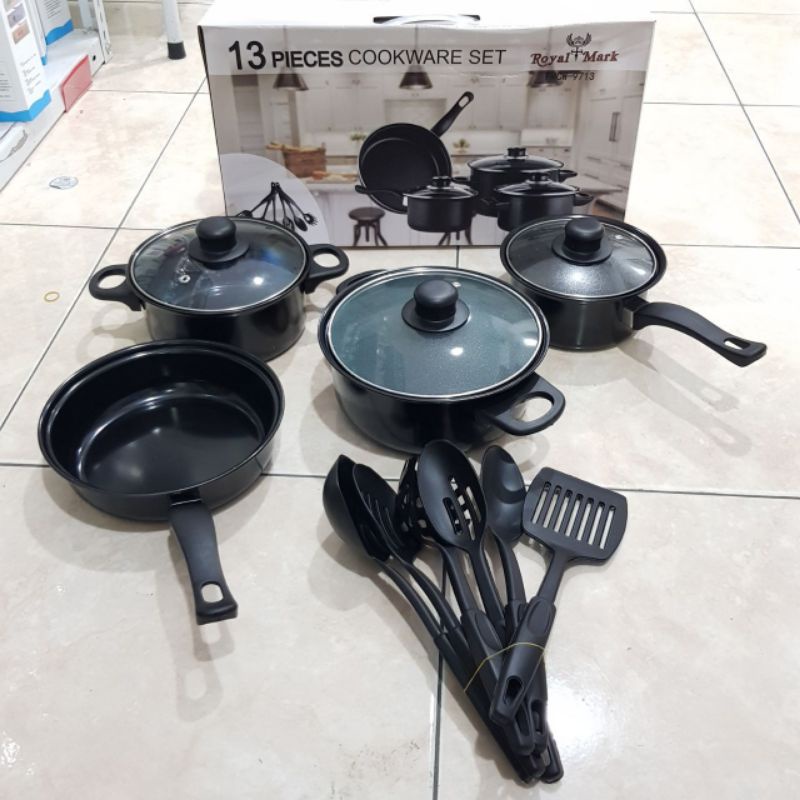 Cookware Set 13 Hitam