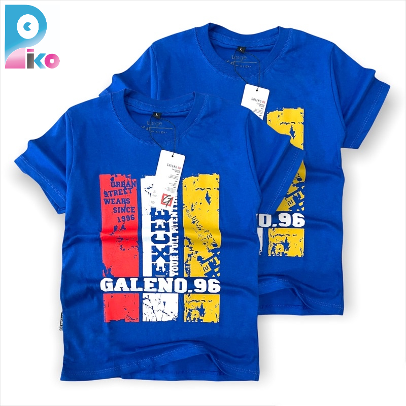 PIKO BAJU KAOS DISTRO ANAK LAKI-LAKI USIA 1-12 TAHUN BAHAN KATUN COMBED 30S