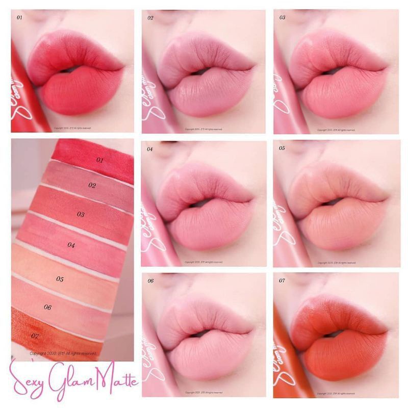 Lipstik MS Glow ms glow sexi glam matte kosmetik bibir 100% original (bisa cod)