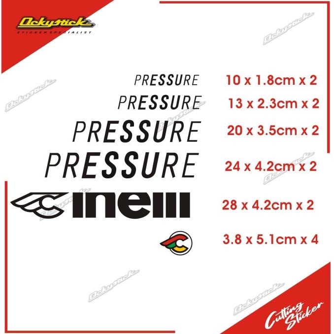 cutting sticker Cinelli stiker sepeda