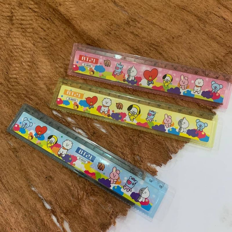 

[BISA COD] Penggaris BT21 penggaris BT21 BTS