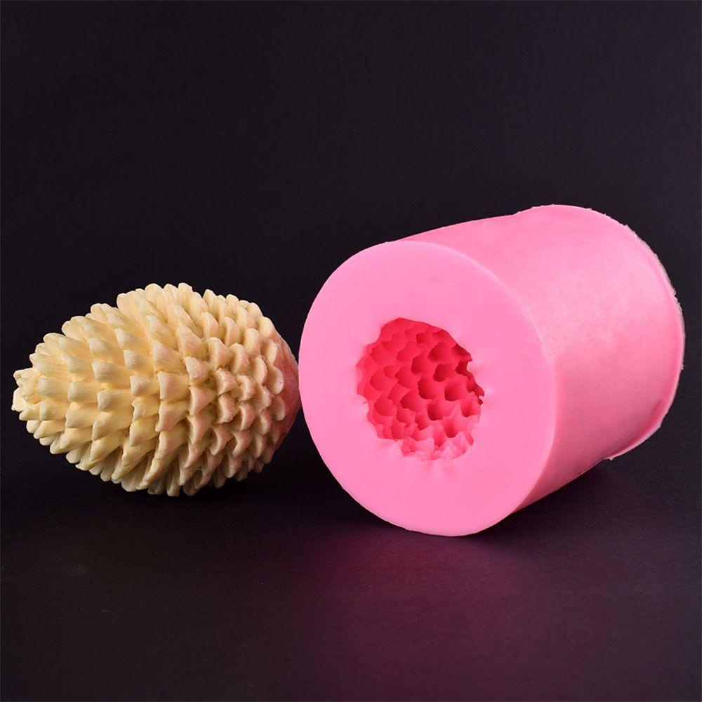 Cetakan Lilin Bentuk Buah Pinus Bahan Silikon