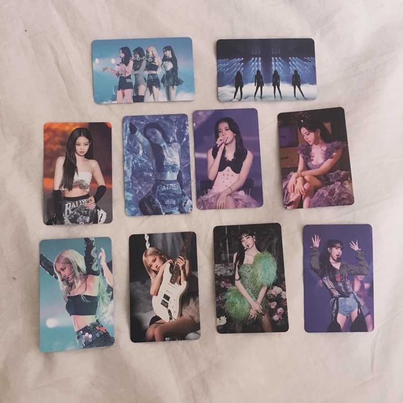 BLACKPINK THE SHOW DVD 2021 PHOTOCARD SET LISA JENNIE ROSE JISOO YG SELECT PC PHOTOCARD