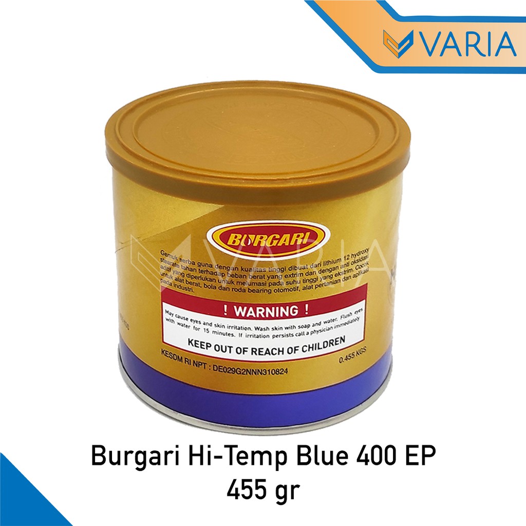 Stempet Gemuk Roda Bearing Grease Hi-Temp Blue 400 EP Burgari 455 gr