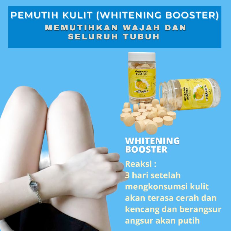 WHITENING BOOSTER VITAMIN C 1000 MG WITH ASCORBIC ACID, ROSE HIPS &amp; CITRUS BIOFLAVONOID COMPLEX