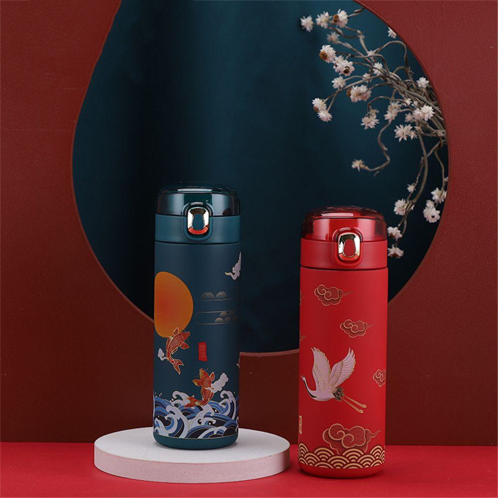 Suyo Botol Minum Thermos Vacuum Premium Display LED Pengukur Suhu Untuk Travel