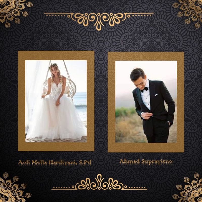 Video Undangan Pernikahan Digital Animasi/E Invitation CWP01