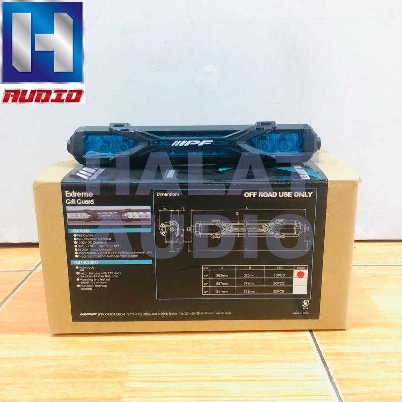 Lampu IPF Japan 600 Series LED Light Bar 10" Single Row 611SS Hybrid