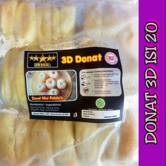 

Donat kentang isi 20