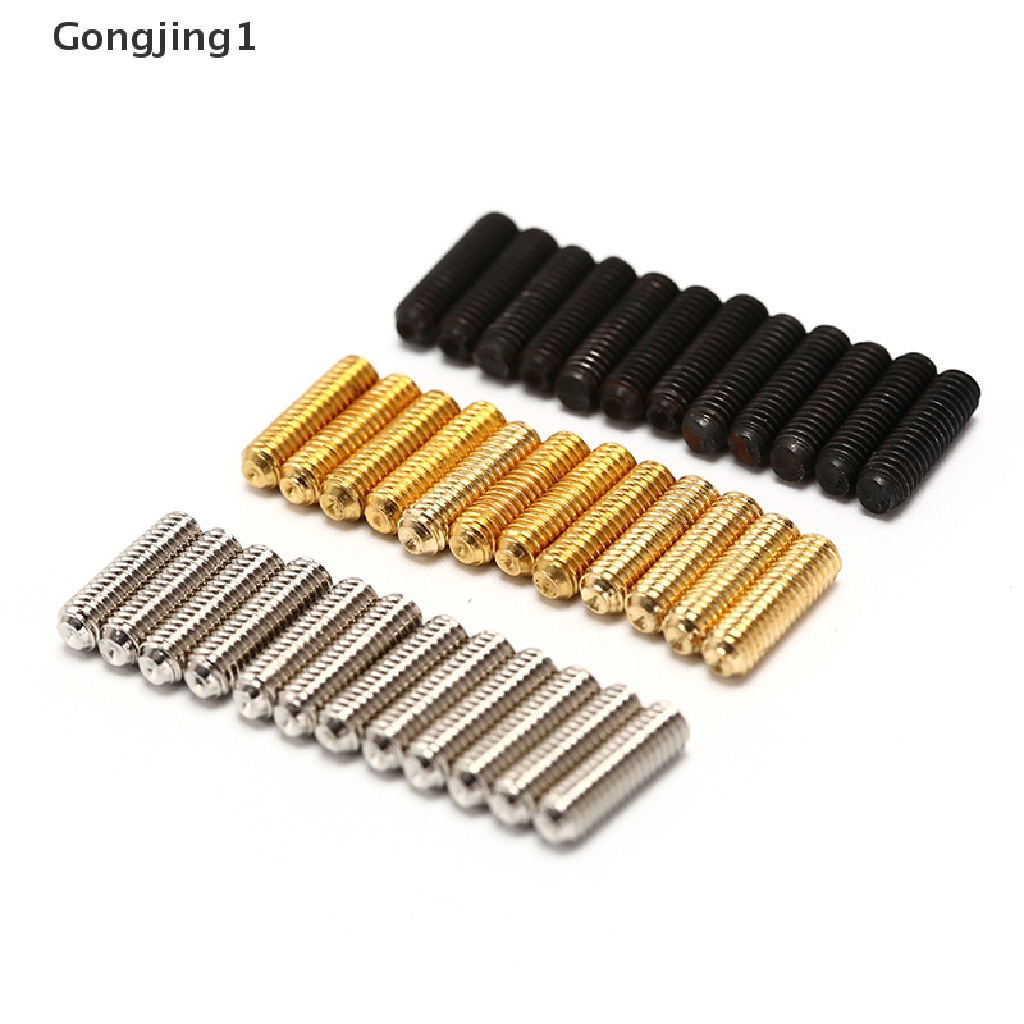 Gongjing1 12pcs Sekrup Tremolo Bridge Hexagonal Untuk Gitar Elektrik