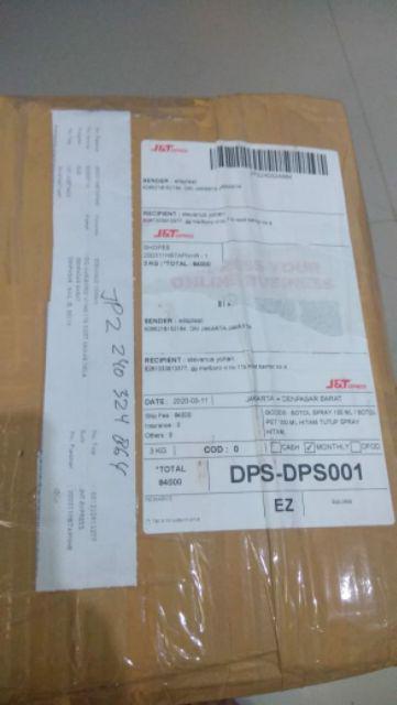 Botol Spray 100 Ml / Botol Pet 100 Ml Hitam Tutup Spray Hitam