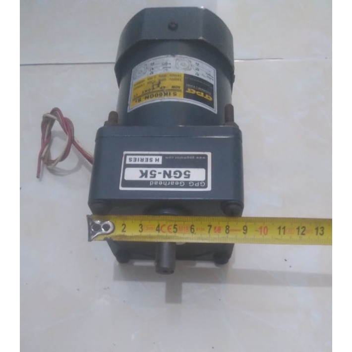Ac Motor Gearbox 220V Ratio 1:5 Autput 160Rpm