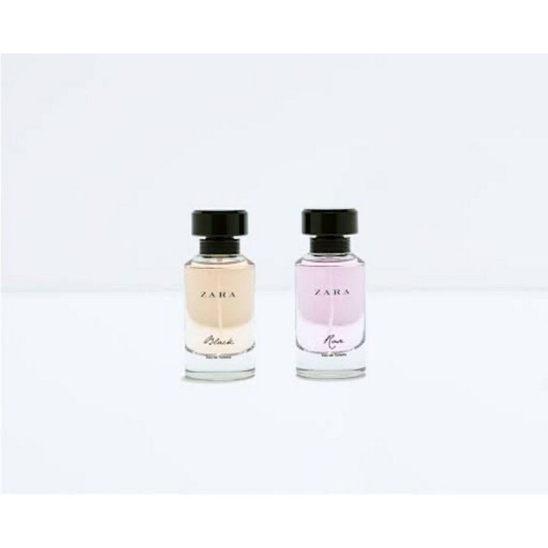 PAKET HEMAT parfum original eropa zara black 50ml + zara rose 50ml for women