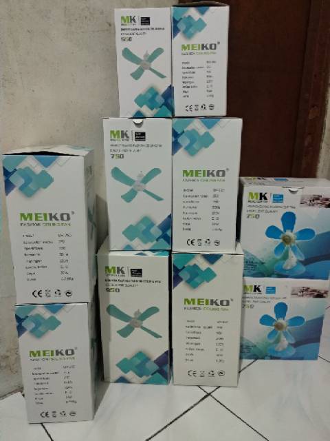 Meiko Kipas Angin Helifan 4 Baling MK750 20Watt