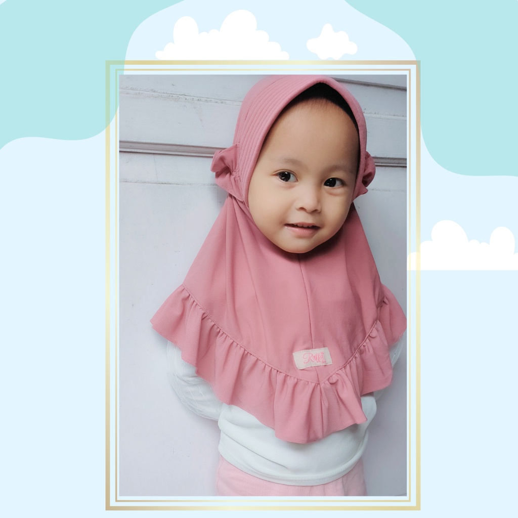 Jual Jilbab Anak Perempuan/Bargo Anak Perempuan/ Jilbab Anak Lokal