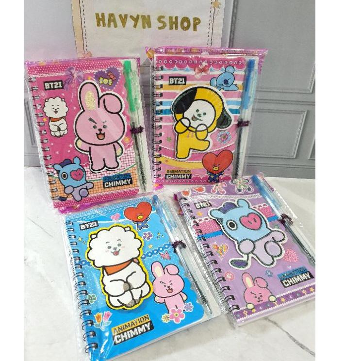 

TERLARIS!!! memo diary/MEMO + PEN/buku catatan anak ada bonus pulpen/memo lucu/notes BTS BT21