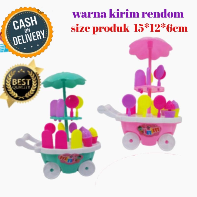 Mainan Gerobak Ice Cream Stoller FI 526