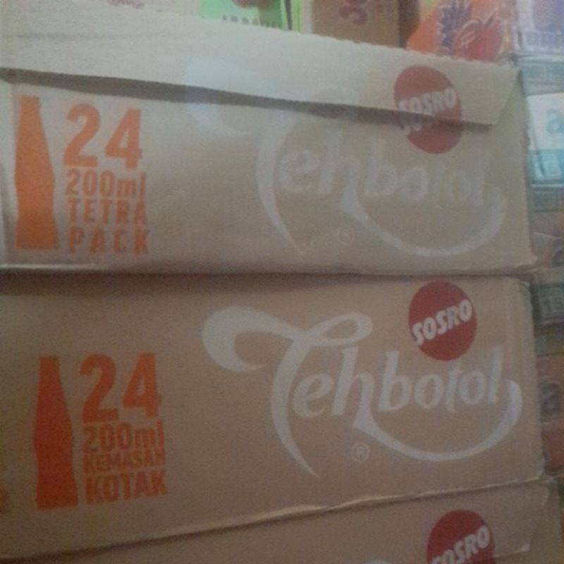 Teh botol sosro 200 ml 1 dus