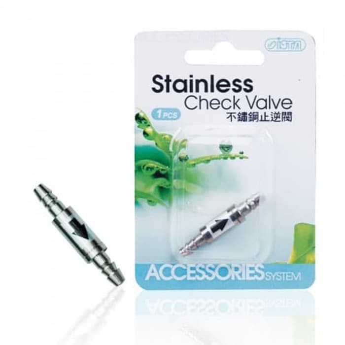 Check Valve Stainless ISTA untuk CO2 Aquascape Aquarium Akuarium