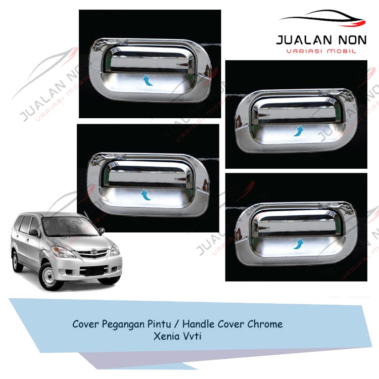Cover Pegangan Pintu Handle Cover Chrome Mobil Xenia Vvti