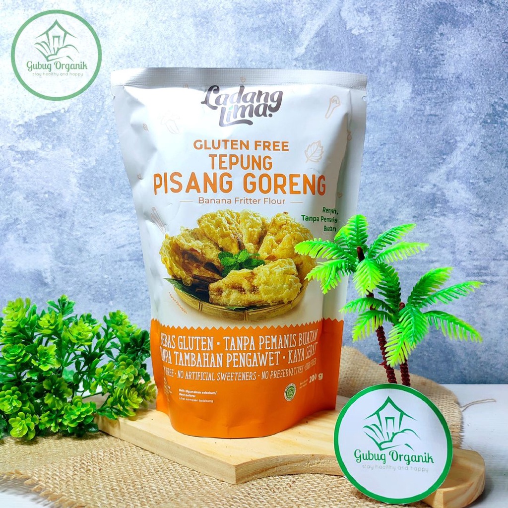 

LADANG LIMA - Tepung Pisang Goreng 200gr Gluten Free Bebas Terigu