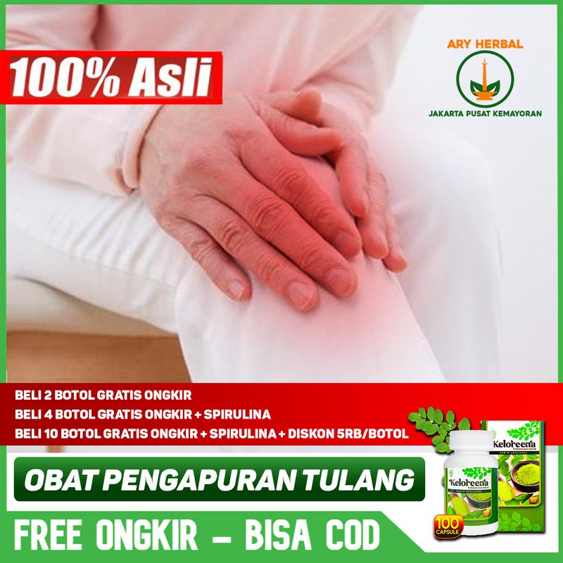 

Obat Pengapuran Tulang Keloreena Kapsul Eksrak Daun Kelor Asli 100% Original Herbal Terlaris