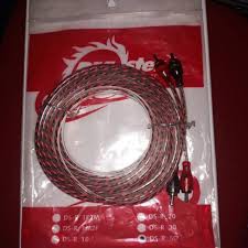 KABEL RCA (untuk pasang subwoofer audio mobil)