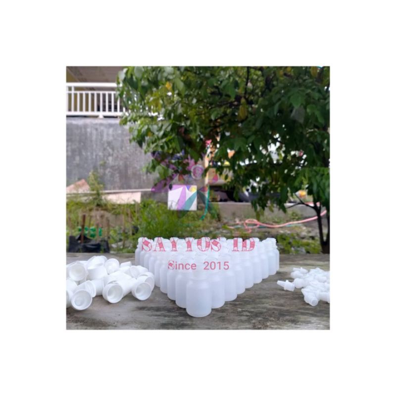 Botol Tetes Plastik Bolong 10 CC 10 ML Obat Mata Pewarna Essen / Botol Tetes Kosong 10 ML Plastik Te
