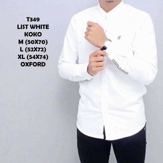 KEMEJA POLOS / KEMEJA MUSLIM /KOKO IKHWAN / KEMEJA KOKO TYPICAL DENIM PREMIUM