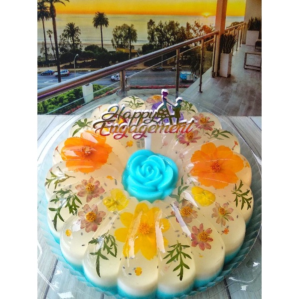 

Puding bunga edible uk loyang 24