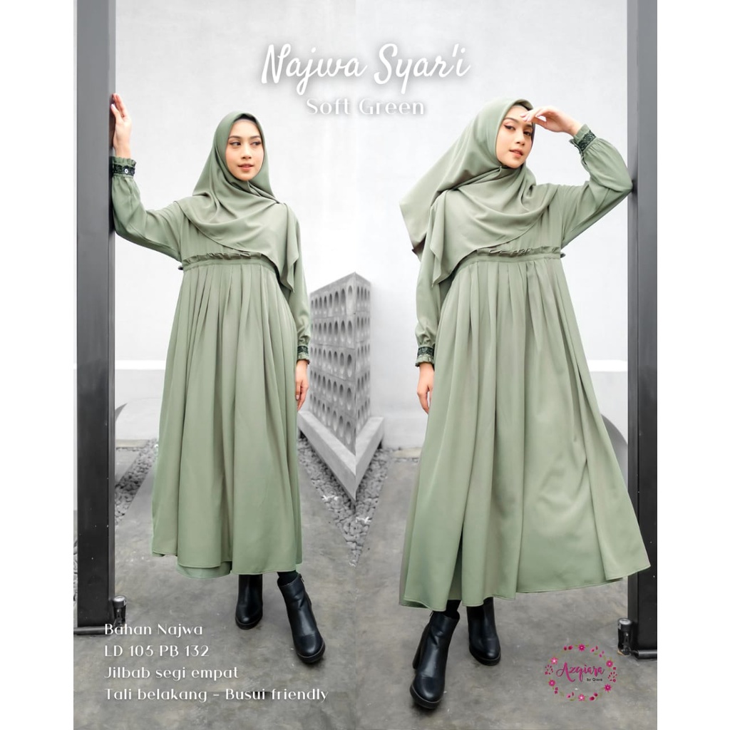 NAJWA SYARI gamismuslim dres original produk by qiara