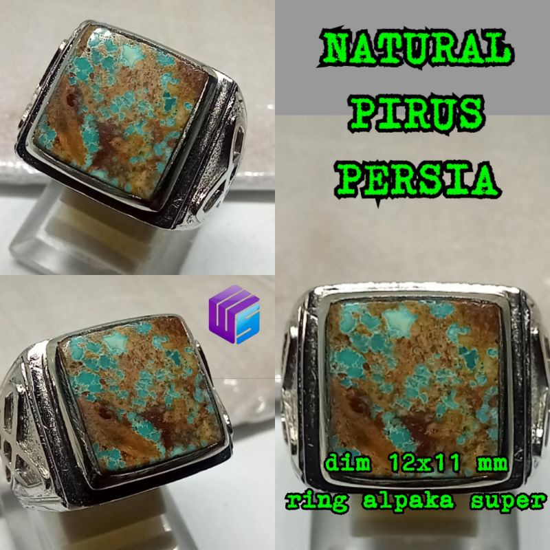 BATU CINCIN PIRUS PERSIA NATURAL MODEL KOTAK