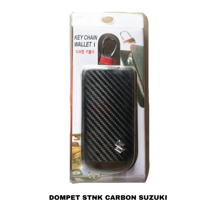 DOMPET STNK SUZUKI CARBON / DOMPET MOBIL LOGO