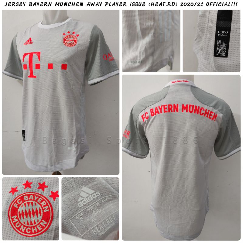 Jersey Baju Kit Bayern Munchen Munich Climachill Player Issue PI Away 2020 2021 HEAT.RDY 2020/21 New