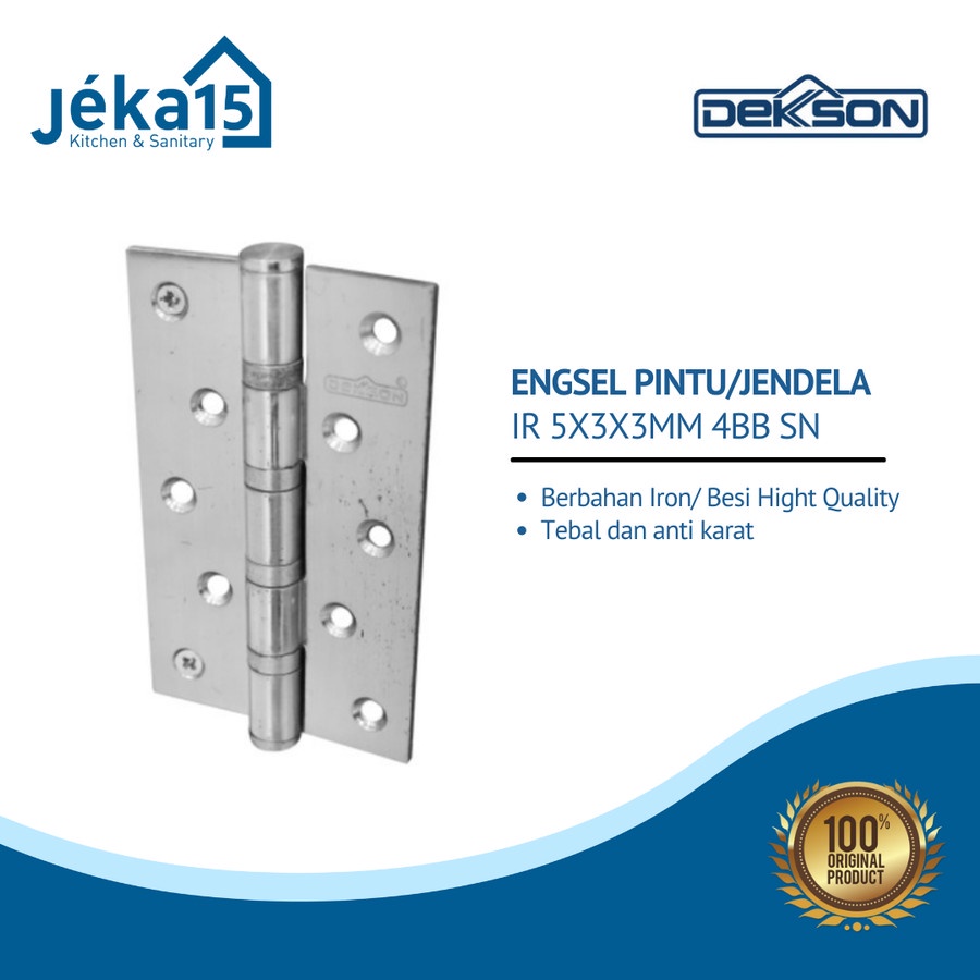 ENGSEL DEKKSON | DEKSON ENGSEL PINTU 5 INCH | ENGSEL JENDELA | IRON HINGE