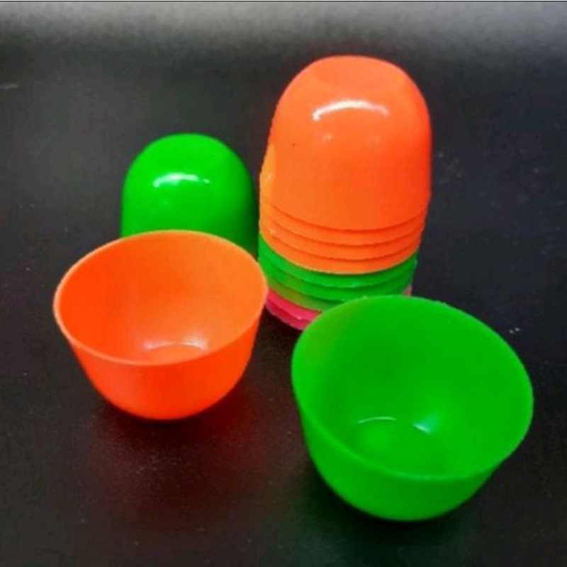 Cetakan Kue Mangkok Plastik 12 pcs / Cetakan Kue Apem 1 Lusin / Cetakan Kue Basah