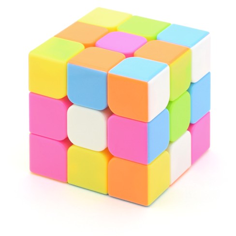 Rubik 3X3 Yong Jun Yj Guanlong Stickerless Candy Color Speed Cube Ori - 35739E - Original Asli