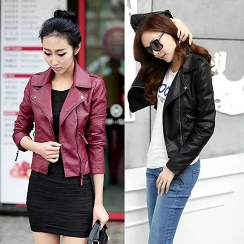 jaket kulit wanita / jaket wanita / jaket kulit
